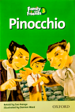 خرید کتاب داستان انگلیسی فمیلی اند فرندز پینوکیو Family and Friends Readers 3 Pinocchio