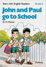 خرید کتاب زبان Start with English Readers. Grade 2: John and Paul go to School
