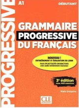 خرید کتاب گرامر پروگرسیو فرانسه Grammaire Progressive Du Francais A1 - Debutant - 3rd +Corriges