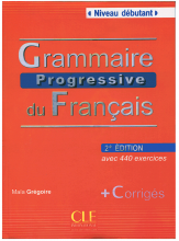 خرید کتاب گرامر پروگرسیو فرانسه ویرایش دوم Grammaire Progressive Du Francais - debutant + CD - 2eme