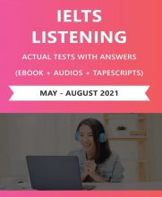 خرید کتاب آیلتس لیسنینگ اکچوال تست IELTS Listening Actual Tests with Answers (may august 2021) +cd