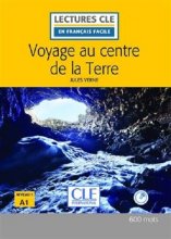 خرید کتاب فرانسه Voyage au centre de la Terre - Niveau 1/A1 + CD - 2eme edition