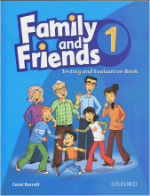 خرید کتاب زبان فمیلی اند فرندز تست اند اولوشن Family and Friends Test & Evaluation 1