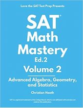 خرید کتاب زبان SAT Math Mastery Advanced Algebra Geometry and Statistics