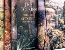 خرید مجموعه 4 جلدی کتاب لورد آف د رینگز Lord of the Rings Illustrated Edition 1 to 4 Packed