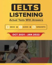 خرید کتاب آیلتس لیسنینگ اکچوال تست اکتبر تا ژانویه ۲۰۲۲ (IELTS Listening Actual Tests with Answers (Oct-Jan 2022