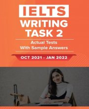 خرید کتاب زبان آیلتس اکچوال تست رایتینگ آکادمیک تسک 2  IELTS Writing Task 2 Actual Tests (Oct 2021-Jan 2022)