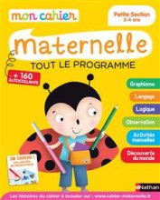 خرید کتاب زبان فرانسه Mon cahier maternelle 3/4 ans