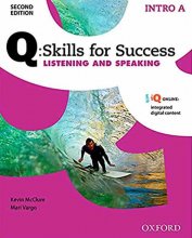خرید کتاب زبان Q Skills for Success Intro Listening and Speaking 2nd+CD