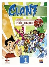 خرید کتاب آموزشی اسپانیایی (Clan 7 con Hola Amigos: Student Book Level 1 (Spanish Edition