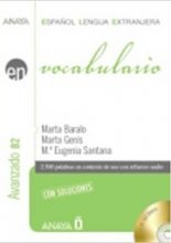 خرید کتاب لغت اسپانیایی Vocabulario - Nivel Avanzado B2 Con Soluciones + CD
