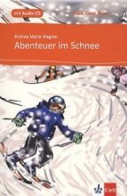 خرید کتاب داستان کوتاه آلمانی Abenteuer im Schnee A1 + CD
