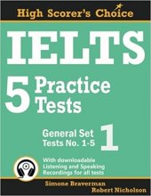 خرید IELTS 5 Practice Tests, General Set 1: Tests No. 1-5