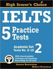 خرید IELTS 5 Practice Tests, Academic Set 2: Tests No. 6-10