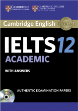 خرید کتاب آیلتس کمبریج آکادمیک IELTS Cambridge 12 Academic + CD