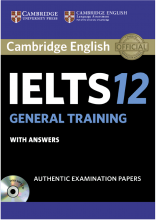 خرید کتاب آیلتس کمبریج جنرال IELTS Cambridge 12 General+CD