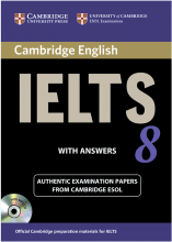 خرید کتاب آیلتس کمبریج IELTS Cambridge 8 +CD