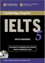 خرید کتاب آیلتس کمبریج IELTS Cambridge 5 +CD