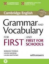 خرید کتاب زبان Grammar and Vocabulary for First and First for School