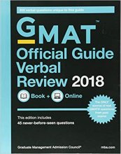 خرید کتاب جی مت آفیشیال گاید وربال ریویو GMAT Official Guide 2018 Verbal Review