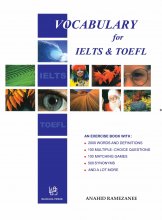 خرید کتاب زبان وکبیولری فور آیلتس اند تافل Vocabulary for IELTS & TOEFL