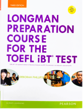 خرید کتاب زبان لانگمن پریپریشن کورس فور د آی بی تی تست Longman Preparation Course for the TOEFL® iBT Test (3rd edition) +CD