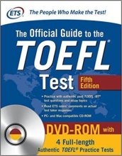 خرید کتاب افیشیال گاید تو تافل برای آزمون تافل ویرایش پنجم The Official Guide to the TOEFL Test 5th+DVD