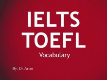خرید کتاب آیلتس تافل وکبیولری IELTS TOEFL VOCABULARY