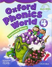 خرید کتاب آکسفورد فونیکس ورد Oxford Phonics World 4 SB+WB+CD