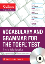 خرید کتاب زبان کالینز وکبیولری اند گرامر فور د تافل تست Collins Vocabulary and Grammar for the TOEFL Test with cd