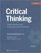 خرید Critical Thinking: Understanding and Evaluating Dental Research 3rd Edition