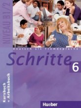 خرید کتاب آلمانی شریته Schritte 6 NIVEAU B1/2 Kursbuch und Arbeitsbuch mit CD
