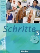 خرید کتاب شریته آلمانی Schritte 5 NIVEAU B1/1 Kursbuch und Arbeitsbuch mit CD