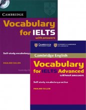 خرید مجموعه دو جلدی کمبریج وکبیولری فور آیلتس اینتر و ادونسد Cambridge Vocabulary for Ielts +CD