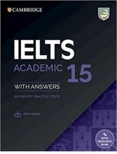 خرید کتاب آیلتس کمبریج آکادمیک 2020 IELTS Cambridge 15 Academic + CD