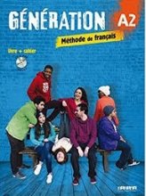 خرید کتاب زبان فرانسه Generation 2 niv A2 Livre + Cahier + CD mp3 + DVD