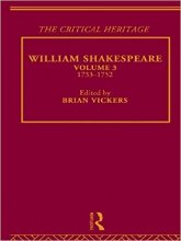 خرید William Shakespeare: The Critical Heritage Volume 3 1733-1752
