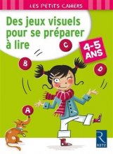 خرید کتاب زبان فرانسه Des jeux visuels pour se preparer a lire 4-5 ans