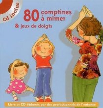 خرید کتاب زبان فرانسه comptines a mimer et jeux de doigts 80