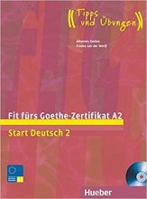 خرید کتاب زبان آلمانی فیت فورس گوته Fit fürs Goethe-Zertifikat A2 mit CD