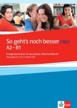 خرید کتاب آموزش زبان آلمانی گوته زو گتس نوخ بسر نیو کتاب زبان آلمانی SO GEHTS NOCH BESSER neu  A2/B1