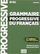 خرید کتاب گرامر پروگرسیو فرانسه ویرایش سوم Grammaire progressive du français – Niveau avancé – Livre + CD – 2nd édition