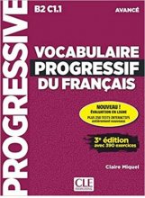 خرید کتاب زبان فرانسه Vocabulaire progressif – avance + CD – 2eme edition رنگی