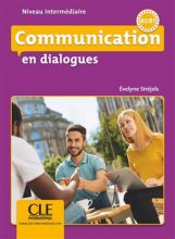 خرید کتاب زبان فرانسه Communication en dialogues – N. intermédiaire – Livre + CD رنگی