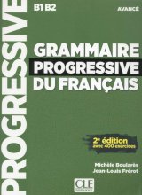 خرید کتاب زبان فرانسه Grammaire progressive - avance + CD - 2eme edition رنگی