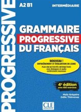 خرید کتاب زبان فرانسه Grammaire progressive - N intermediaire - 4eme + CD رنگی