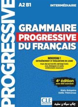خرید کتاب زبان فرانسه Grammaire progressive - N intermediaire - 4eme + CD
