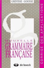 خرید کتاب زبان فرانسه NOUVELLE GRAMMAIRE FRANCAISE. Corrige des applications