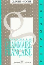 خرید کتاب زبان فرانسه Nouvelle grammaire française – Grevisse