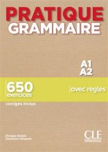 خرید کتاب زبان فرانسه Pratique Grammaire – Niveaux A1/A2  Livre + Corrigés رنگی